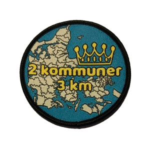 2 Kommuner 3 km spejdermærke