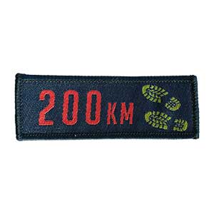 200 km mærket spejdermærke