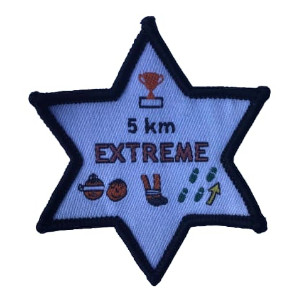5 km Extreme spejdermærke