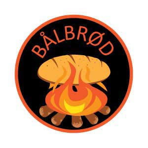 Bålbrød spejdermærke
