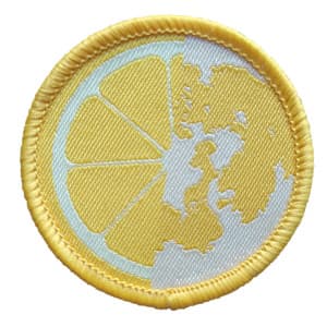Citronmåne-mærket spejdermærke