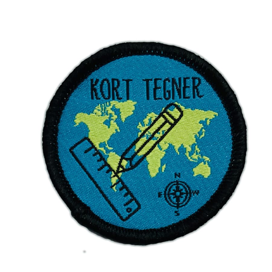 Kort tegner spejdermærke