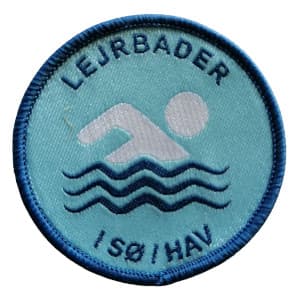 Lejrbader i sø/hav spejdermærke
