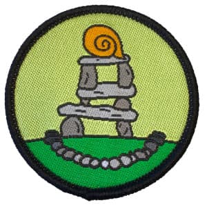 Naturkunst spejdermærke