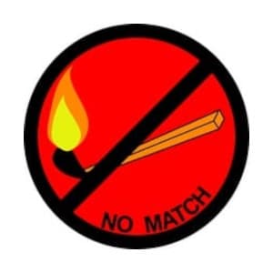 No match spejdermærke