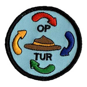 Optur spejdermærke
