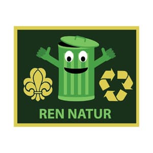 Ren natur spejdermærke
