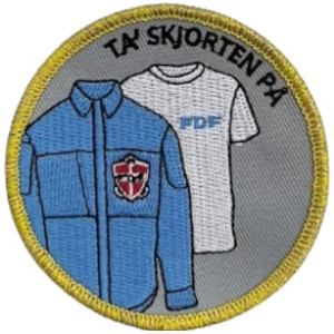 Ta' skjorten på Guld spejdermærke