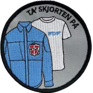 Ta' skjorten på spejdermærke