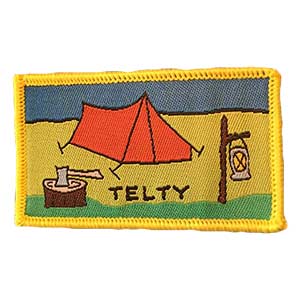 Telty spejdermærke